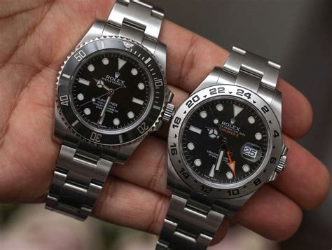 rolex explorer 1 40 mm|rolex explorer 40mm vs submariner.